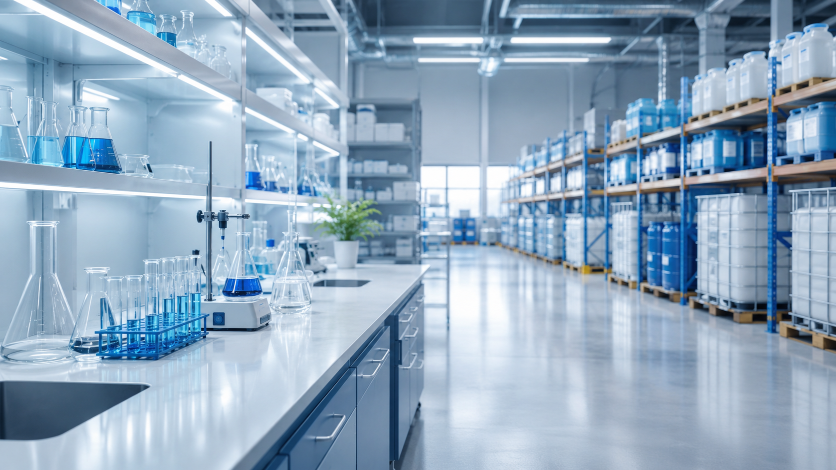 Laboratorium i magazyn surowców chemicznych